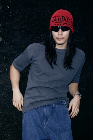 베이직 피그먼트 반팔 티셔츠 [CHACOAL]