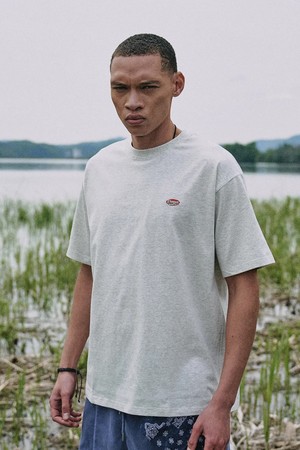 크랙 써클 스몰 심볼 티셔츠 [OATMEAL]