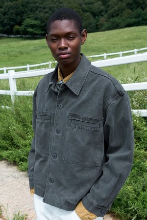 피그먼트 워크자켓 [CHARCOAL]