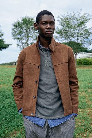 스웨이드 자켓 [BROWN]