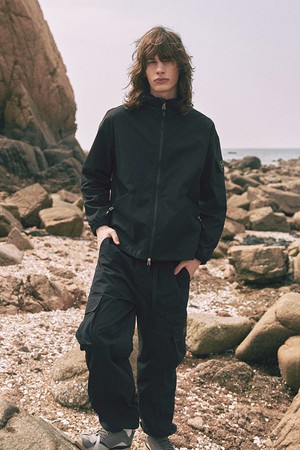 립스탑 윈드브레이커 롱 셋업 [BROWN]