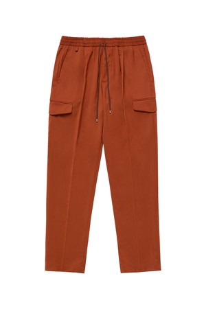 하바나 플리스 조거 팬츠_BMPA3FBR03_O2_ORANGE-a
