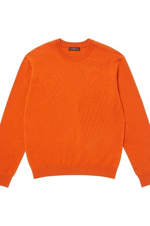 카스텔로 크루넥 스웨터_PMSW3F0004_O2_ORANGE-a