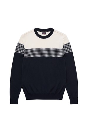 보프론트 크루넥 울 니트_BMSW4ZPL03_N2_NAVY-a