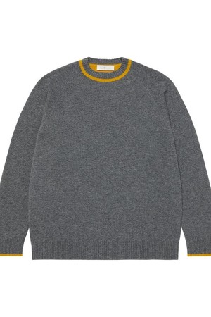 [THE SIENA] 남성 crewneck line sweater_BMSW3FGC02_G2_GREY-a