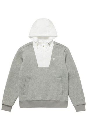 [THE SIENA] 남성 HALF ZIP-UP HOOD T-SHIRT_PMTS3F0007_G2_GREY-a