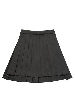 테크 플리츠 스커트_PWSK3F0002_G2_GREY-a