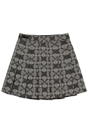 더 시에나 자카드 스커트_PWSK3F0010_BK_BLACK-a