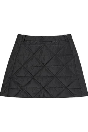 큐브 패딩 스커트_PWSK3F0007_BK_BLACK-a