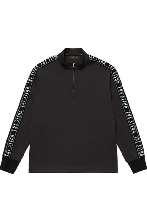 HALF ZIP-UP SIENA T-SHIRT_PMTS4Z0009_BK_BLACK-a