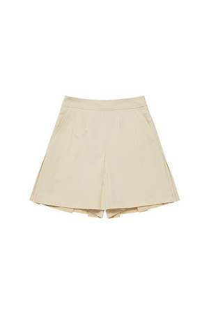 미니 플리츠 큐롯 스커트_PWPA4Z0013_I2_BEIGE-a
