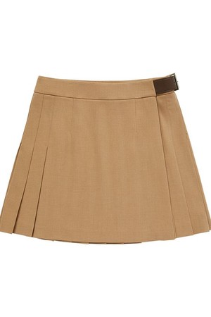 사이드 플리츠 스커트_PWSK4Z0002_I2_BEIGE-a