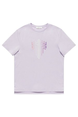 여성 인텐딩 글로시 로고 티셔츠_PWTS4Z0016_V2_PURPLE-a