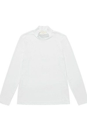 쿨 모크넥 티셔츠_PWTS4Z0005_WT_WHITE-a