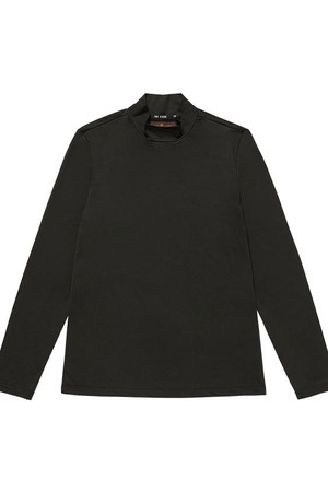 쿨 모크넥 티셔츠_PWTS4Z0005_BK_BLACK-a