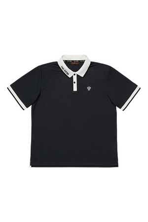 남성 엠브로이드 피케 셔츠_PMTS4F0012_BK_BLACK-a