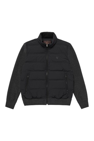 니트 믹스 하이브리드 점퍼_PMJU4F0020_BK_BLACK-a