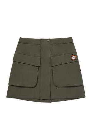 큐틸리티 스커트_PWSK4F0024_K2_KHAKI-a