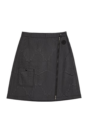 퀄팅 랩 스커트_PWSK4F0018_BK_BLACK-a