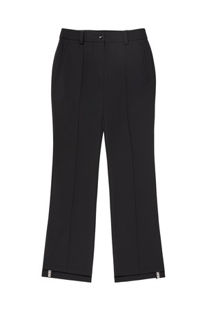 [유현주 PICK!] 언밸런스 부츠컷 팬츠_PWPA4F0101_BK_BLACK-a