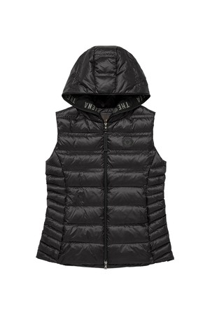 글로시 후디 다운 베스트_PWJU4F0050_BK_BLACK-a