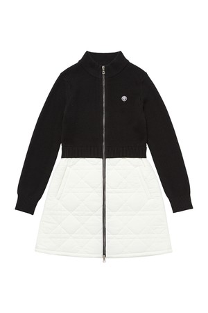 [유현주 PICK!] 하프 다운 원피스_PWDR4F0013_BK_BLACK-a