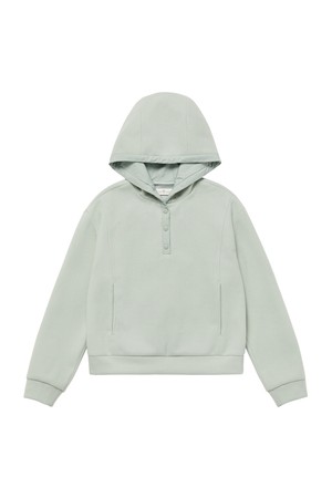 플리스 백 로고 후디_PWTS4F0036_MT_GREEN-a