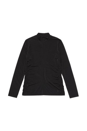 셔링 모크넥 티셔츠_PWTS4F0101_BK_BLACK-a