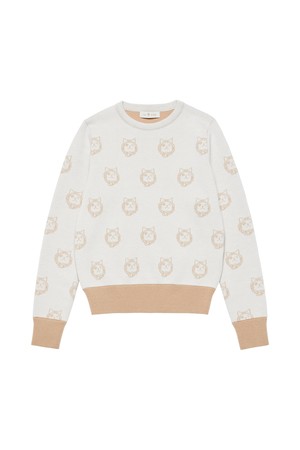 [유현주 PICK!] 마스코트 자카드 풀오버_PWSW4F0021_IV_IVORY-a