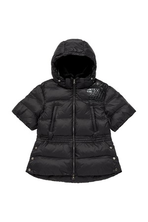 [유현주 PICK!] 하프 슬리브 후디 점퍼_PWJU4F0043_BK_BLACK-a