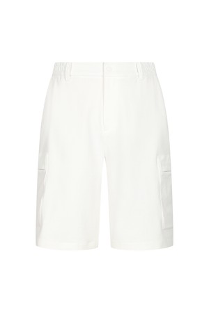 티 하프 카고 팬츠_PMPA5E0014_WT_WHITE-a