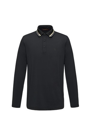 코어 라인 피케 롱 슬리브_PMTS5E0001_BK_BLACK-a