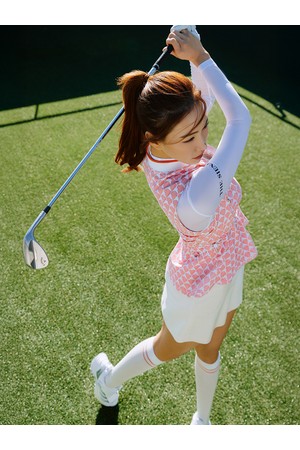 [유현주 PICK!] 시그니처 자카드 셋업 베스트_PWJU5E0076_O5_ORANGE-a