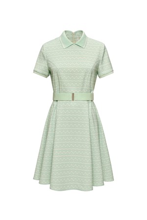 [유현주 PICK!] 벨티드 플레어 원피스_PWDR5E0011_MT_GREEN-a