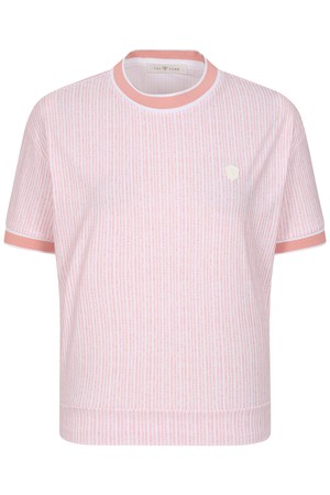 스트라이프 패턴 티셔츠_PWTS5E0092_P2_PINK-a