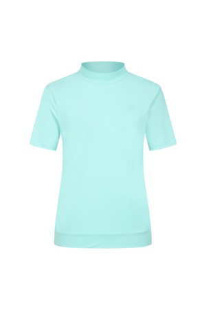 시에나 프린트 모크넥 티셔츠_PWTS5E0049_MT_GREEN-a