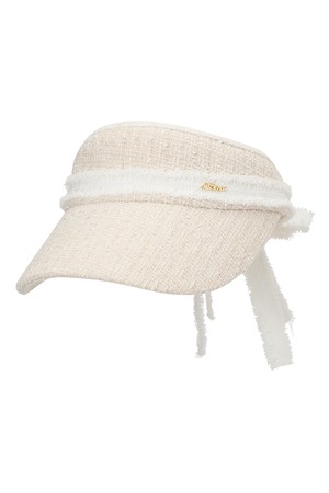 트위드 리본 바이저_PWHA5F0071_OW_NOCOLOR-a