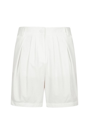 셔링 숏 팬츠 (WOMEN)_PWPA6B0052_OW_NOCOLOR-a