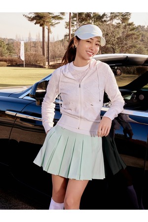 로고쟈카드 니트후드집업 (WOMEN)_PWJU6B0052_IV_IVORY-a