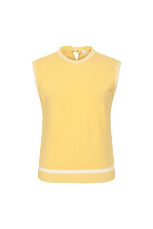 로고쟈카드 니트베스트 (WOMEN)_PWSW6B0001_Y2_YELLOW-a