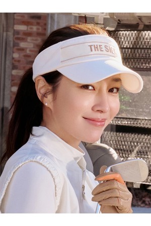 여성 베이직 바이저 (WOMEN)_PWHA6E0002_IV_IVORY-a