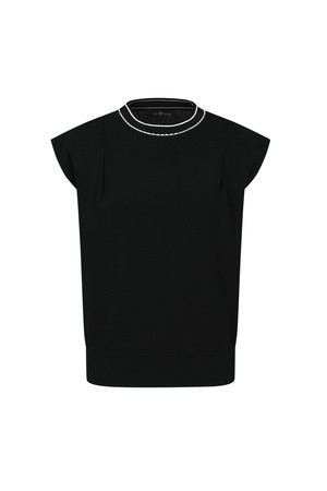 오버핏 캡슬리브 니트 (WOMEN)_PWSW6B0004_BK_BLACK-a