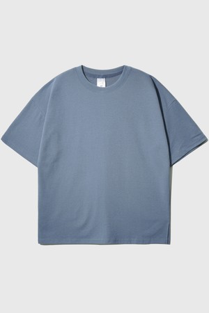 에디 오버핏 반팔티셔츠 애쉬블루 KJST2189