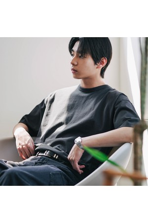 버니 오버핏 반팔티셔츠 5종 다크그레이 YHST2412