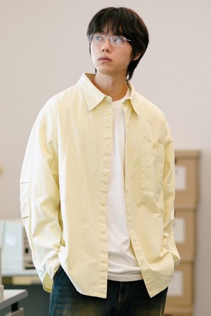이스트 솔리드 옥스포드 셔츠 바닐라 KJLS2567