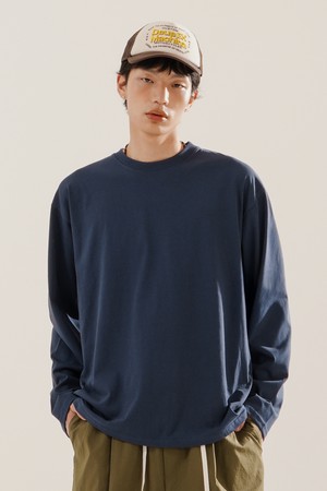 올데이 CP 스탠다드 긴팔티셔츠 4종 네이비 SOLT2607