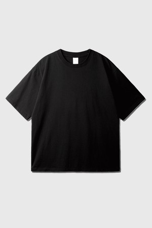 이펙트 레귤러 반팔티셔츠 블랙 OYST2624