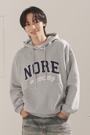 노어 오버핏 후드 그레이 KJHD2661