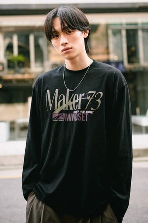 메이커라인 긴팔티셔츠 블랙 JILT2652