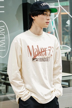 메이커라인 긴팔티셔츠 크림 JILT2652